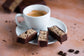Espresso-Marzipantafel mit Zartbitterschokolade