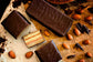 Marzipan-Nougat-Block mit Zartbitterschokolade