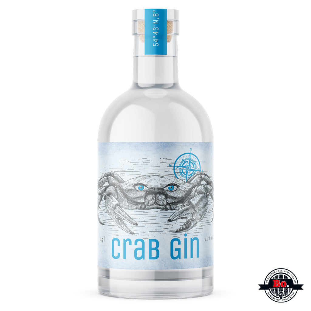 Crab Gin - 41 % - 0,5 l von Bo. Genuss mit Charakter